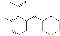 1-[2-(cyclohexyloxy)-6-fluorophenyl]ethan-1-one|