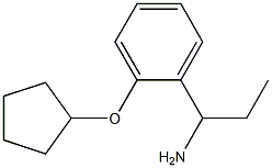 1-[2-(cyclopentyloxy)phenyl]propan-1-amine