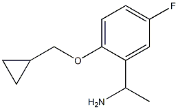  1-[2-(cyclopropylmethoxy)-5-fluorophenyl]ethan-1-amine