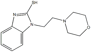 1-[2-(morpholin-4-yl)ethyl]-1H-1,3-benzodiazole-2-thiol|