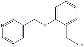1-[2-(pyridin-3-ylmethoxy)phenyl]methanamine Struktur