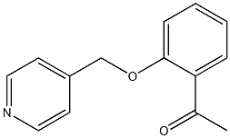 1-[2-(pyridin-4-ylmethoxy)phenyl]ethanone 结构式