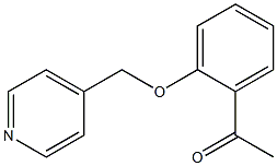 1-[2-(pyridin-4-ylmethoxy)phenyl]ethanone Structure