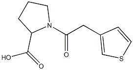 1-[2-(thiophen-3-yl)acetyl]pyrrolidine-2-carboxylic acid