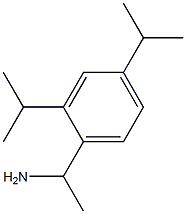 1-[2,4-bis(propan-2-yl)phenyl]ethan-1-amine,,结构式