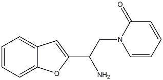 1-[2-amino-2-(1-benzofuran-2-yl)ethyl]-1,2-dihydropyridin-2-one|