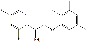 1-[2-amino-2-(2,4-difluorophenyl)ethoxy]-2,3,5-trimethylbenzene 化学構造式