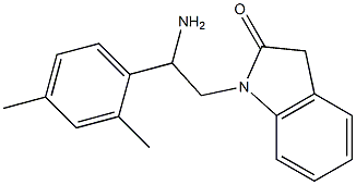 1-[2-amino-2-(2,4-dimethylphenyl)ethyl]-2,3-dihydro-1H-indol-2-one|