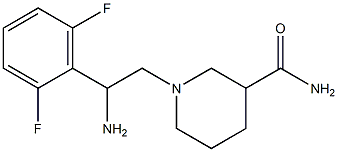 1-[2-amino-2-(2,6-difluorophenyl)ethyl]piperidine-3-carboxamide