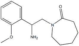 1-[2-amino-2-(2-methoxyphenyl)ethyl]azepan-2-one Structure