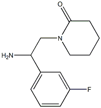 1-[2-amino-2-(3-fluorophenyl)ethyl]piperidin-2-one