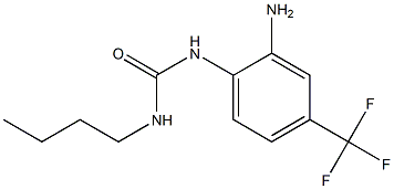 1-[2-amino-4-(trifluoromethyl)phenyl]-3-butylurea Structure