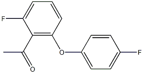 1-[2-fluoro-6-(4-fluorophenoxy)phenyl]ethan-1-one|