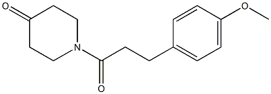 1-[3-(4-methoxyphenyl)propanoyl]piperidin-4-one