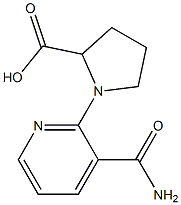 1-[3-(aminocarbonyl)pyridin-2-yl]pyrrolidine-2-carboxylic acid