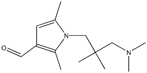 1-[3-(dimethylamino)-2,2-dimethylpropyl]-2,5-dimethyl-1H-pyrrole-3-carbaldehyde Structure