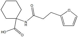  1-[3-(furan-2-yl)propanamido]cyclohexane-1-carboxylic acid