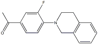 1-[3-fluoro-4-(1,2,3,4-tetrahydroisoquinolin-2-yl)phenyl]ethan-1-one