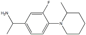 1-[3-fluoro-4-(2-methylpiperidin-1-yl)phenyl]ethan-1-amine