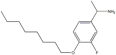 1-[3-fluoro-4-(octyloxy)phenyl]ethan-1-amine|