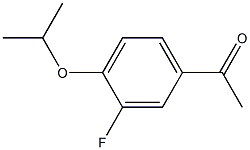 1-[3-fluoro-4-(propan-2-yloxy)phenyl]ethan-1-one 结构式