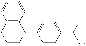 1-[4-(1,2,3,4-tetrahydroquinolin-1-yl)phenyl]ethan-1-amine,,结构式