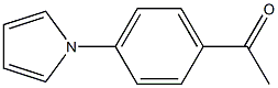 1-[4-(1H-pyrrol-1-yl)phenyl]ethan-1-one,,结构式