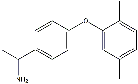 1-[4-(2,5-dimethylphenoxy)phenyl]ethan-1-amine,,结构式