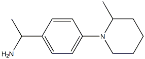 1-[4-(2-methylpiperidin-1-yl)phenyl]ethan-1-amine Structure
