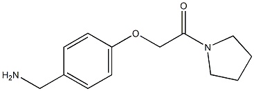 1-[4-(2-oxo-2-pyrrolidin-1-ylethoxy)phenyl]methanamine