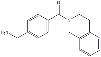 1-[4-(3,4-dihydroisoquinolin-2(1H)-ylcarbonyl)phenyl]methanamine
