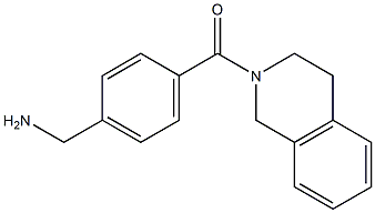  1-[4-(3,4-dihydroisoquinolin-2(1H)-ylcarbonyl)phenyl]methanamine