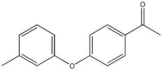 1-[4-(3-methylphenoxy)phenyl]ethan-1-one Struktur