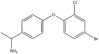 1-[4-(4-bromo-2-chlorophenoxy)phenyl]ethan-1-amine