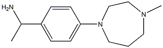 1-[4-(4-methyl-1,4-diazepan-1-yl)phenyl]ethan-1-amine Structure