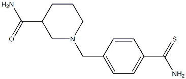 1-[4-(aminocarbonothioyl)benzyl]piperidine-3-carboxamide