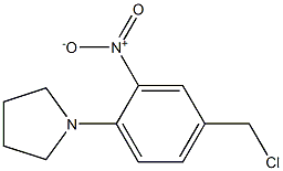 1-[4-(chloromethyl)-2-nitrophenyl]pyrrolidine