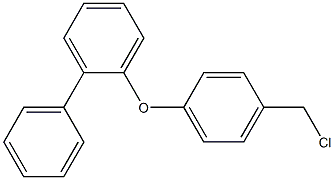 1-[4-(chloromethyl)phenoxy]-2-phenylbenzene,,结构式