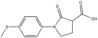 1-[4-(methylthio)phenyl]-2-oxopyrrolidine-3-carboxylic acid