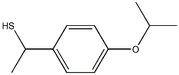 1-[4-(propan-2-yloxy)phenyl]ethane-1-thiol Struktur