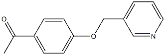 1-[4-(pyridin-3-ylmethoxy)phenyl]ethanone|