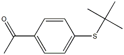1-[4-(tert-butylsulfanyl)phenyl]ethan-1-one Structure