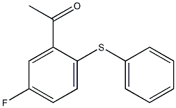  1-[5-fluoro-2-(phenylsulfanyl)phenyl]ethan-1-one