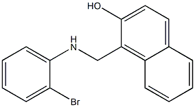  1-{[(2-bromophenyl)amino]methyl}naphthalen-2-ol