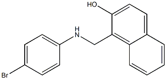 1-{[(4-bromophenyl)amino]methyl}naphthalen-2-ol|