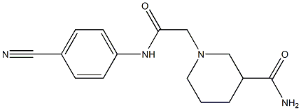 1-{[(4-cyanophenyl)carbamoyl]methyl}piperidine-3-carboxamide