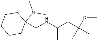 1-{[(4-methoxy-4-methylpentan-2-yl)amino]methyl}-N,N-dimethylcyclohexan-1-amine Structure