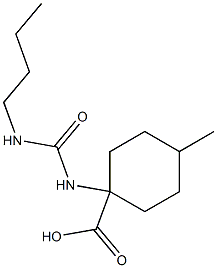 1-{[(butylamino)carbonyl]amino}-4-methylcyclohexanecarboxylic acid