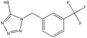 1-{[3-(trifluoromethyl)phenyl]methyl}-1H-1,2,3,4-tetrazole-5-thiol,,结构式