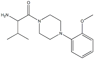 1-{[4-(2-methoxyphenyl)piperazin-1-yl]carbonyl}-2-methylpropylamine Struktur